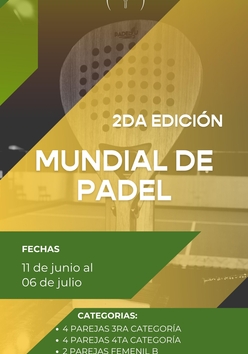 Cartel del torneo