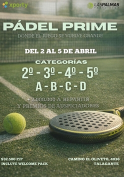 Cartel del torneo