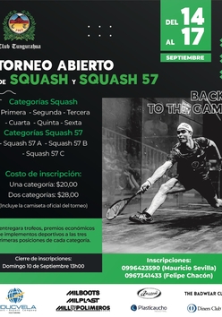 Cartel del torneo