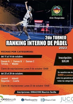 Cartel del torneo
