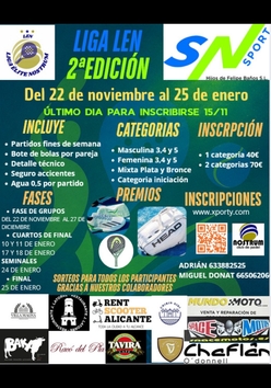 Cartel del torneo