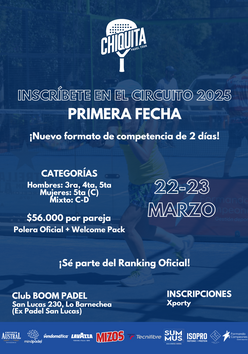 Cartel del torneo