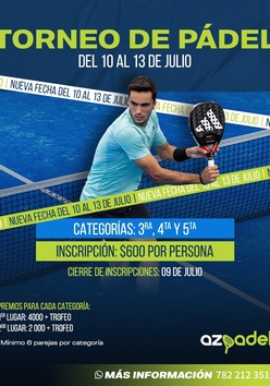 Cartel del torneo