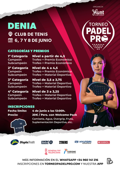 Cartel del torneo