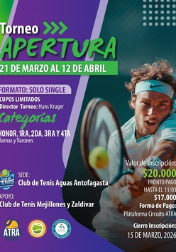 Cartel del torneo