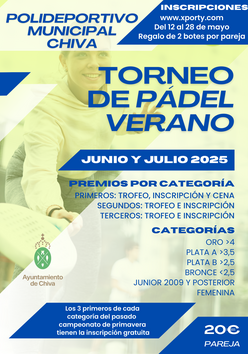Cartel del torneo