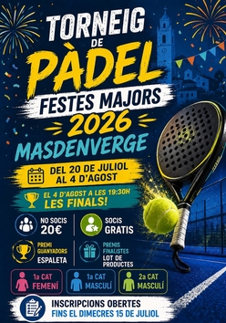 Cartel del torneo