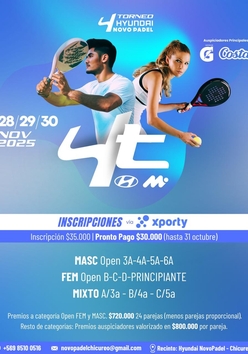 Cartel del torneo