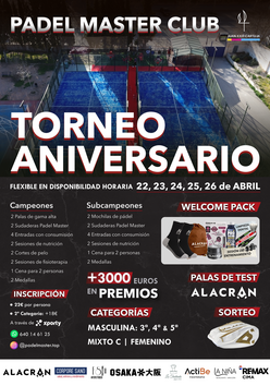 Cartel del torneo