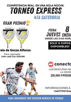 Cartel del torneo