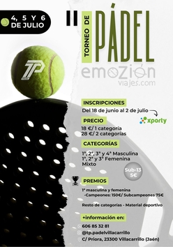 Cartel del torneo