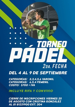 Cartel del torneo