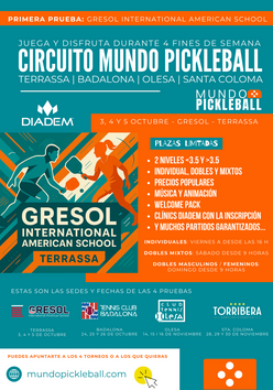 Cartel del torneo