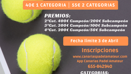 LIGA CANARIAS PADEL AMATEUR