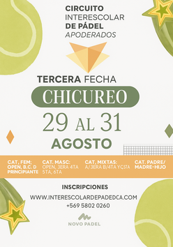 Cartel del torneo