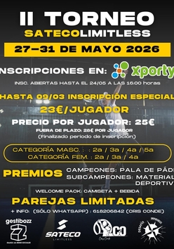 Cartel del torneo