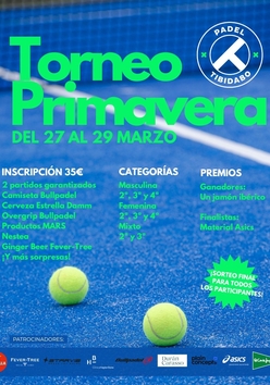 Cartel del torneo