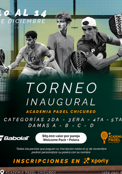 Cartel del torneo