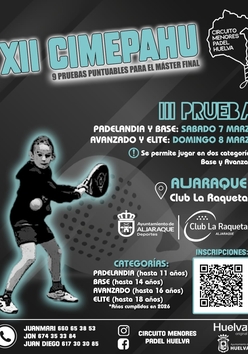 Cartel del torneo