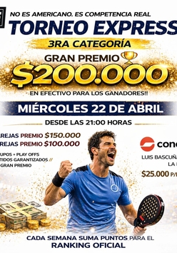 Cartel del torneo