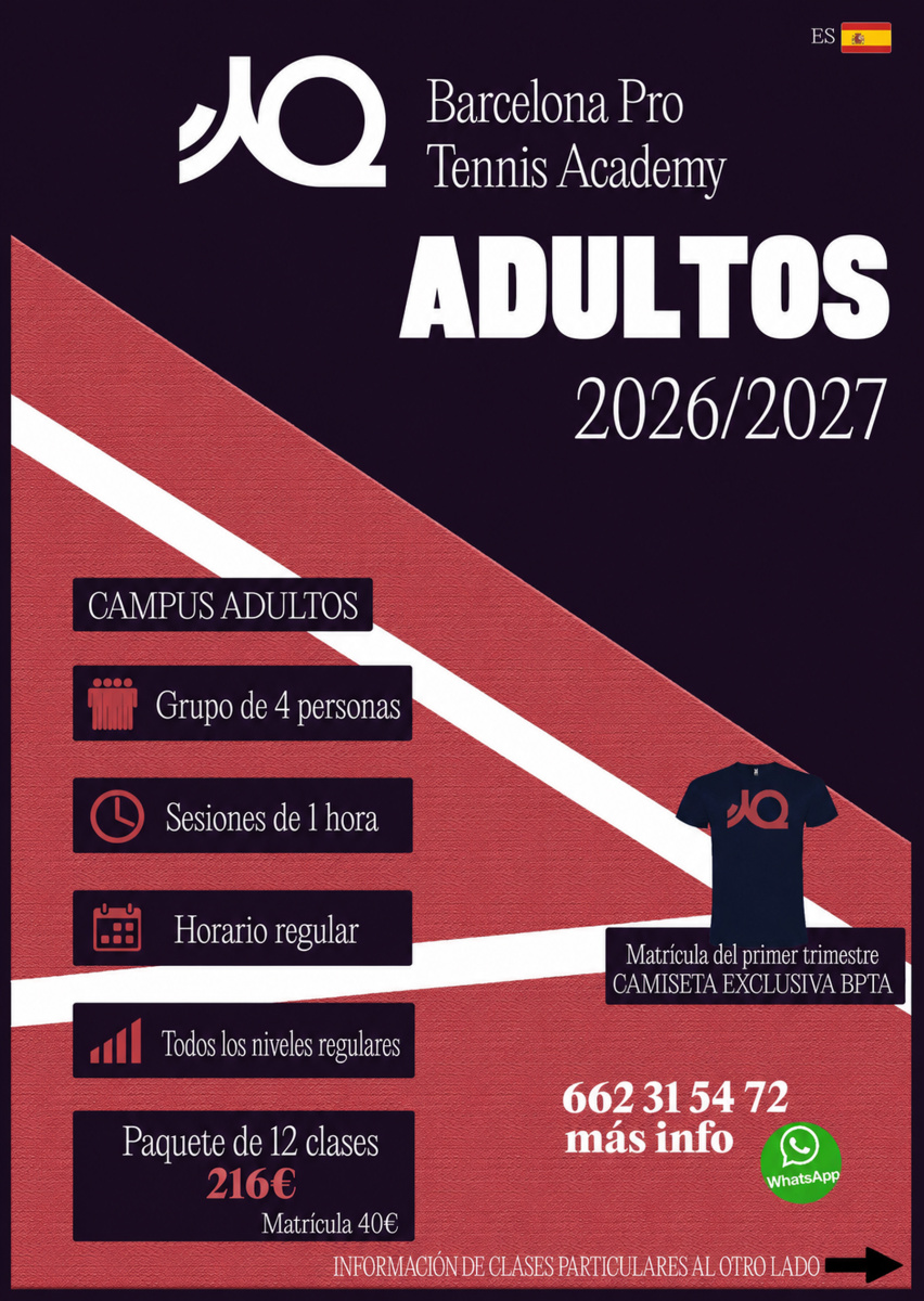 ESCUELA DE ADULTOS DE TENNIS