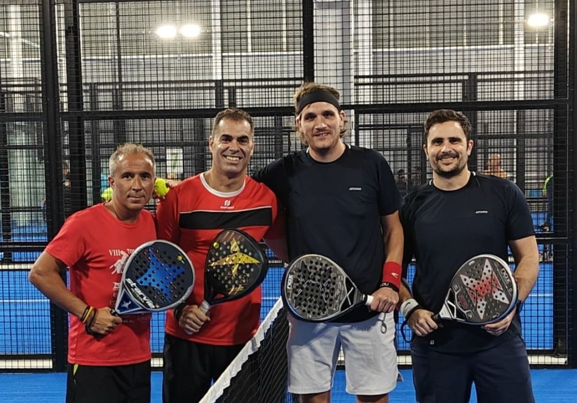 ¡La tensión estaba en el aire en el partido de pádel de hoy en la I Liga Pulpadel!