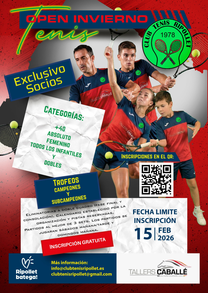 Open Tenis Invierno 2026