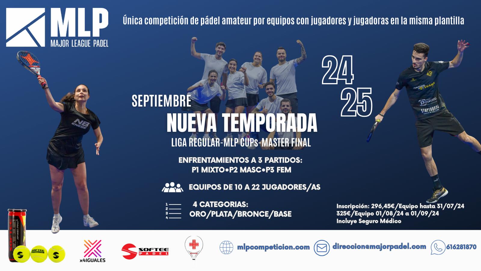 Últimos días de inscripción. MLP Temporada 24/25